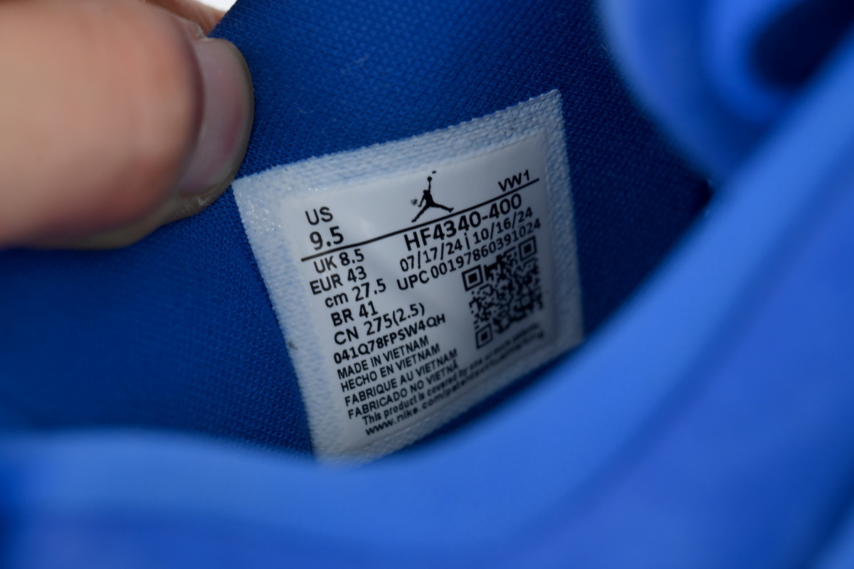 PK God Batch Nigel Sylvester x Air Jordan 4 Retro OG SP Blue HF4340-400