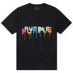 PURPLE BRAND Textured Inside Out T-Shirt 'Black'