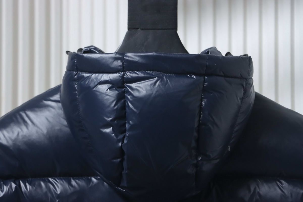  Canada Goose  Puff Plaid Down Jacket Dark Blue