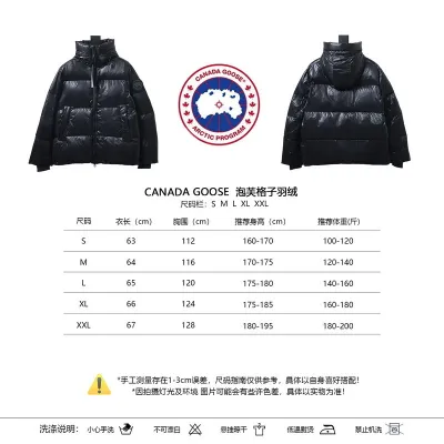   Canada Goose  Puff Plaid Down Jacket Black 02