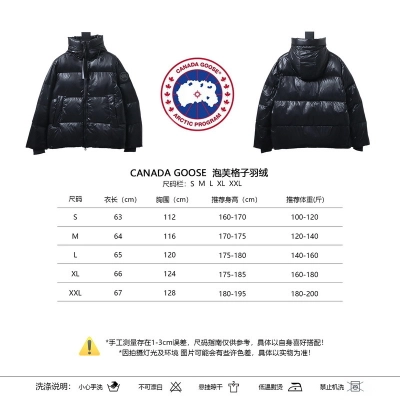   Canada Goose  Puff Plaid Down Jacket Black 02