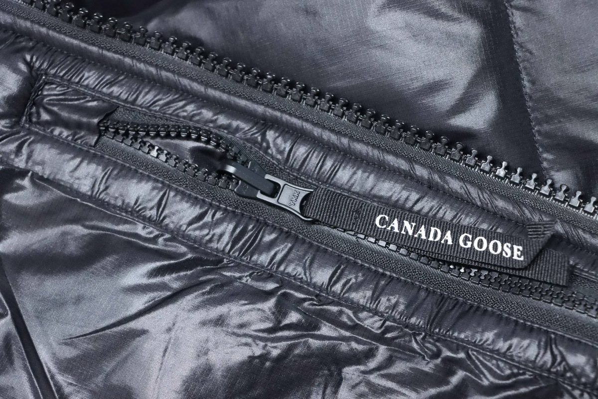 Canada Goose  Puff Plaid Down Jacket Black