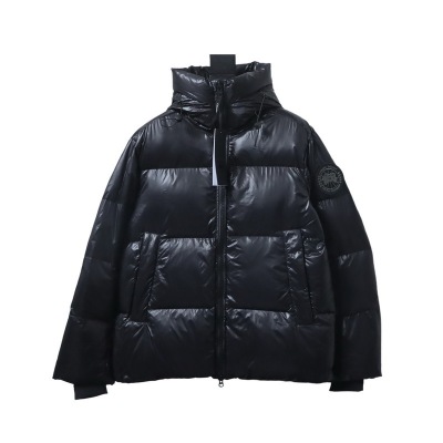   Canada Goose  Puff Plaid Down Jacket Black 01