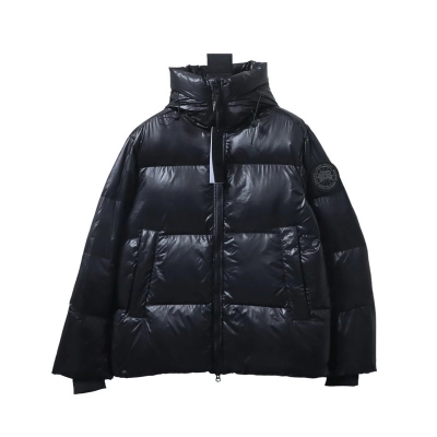   Canada Goose  Puff Plaid Down Jacket Black 01