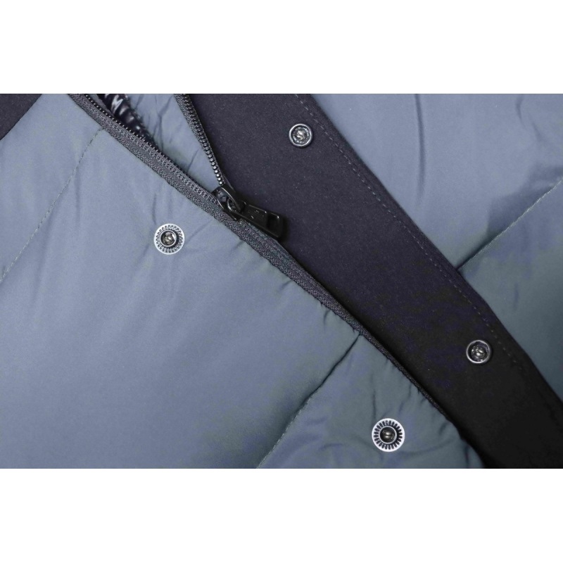 MONCLER Madeira Short Down Jacket Grey 