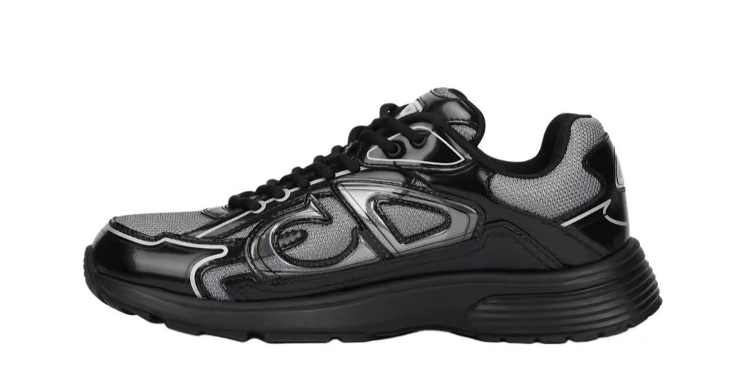 PK God Batch Dior B30 Countdown Sneaker Black Light Gray 3SN279ZEH_H981