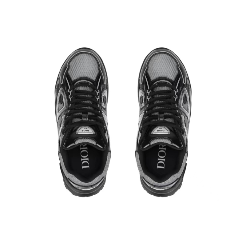 PK God Batch Dior B30 Countdown Sneaker Black Light Gray 3SN279ZEH_H981