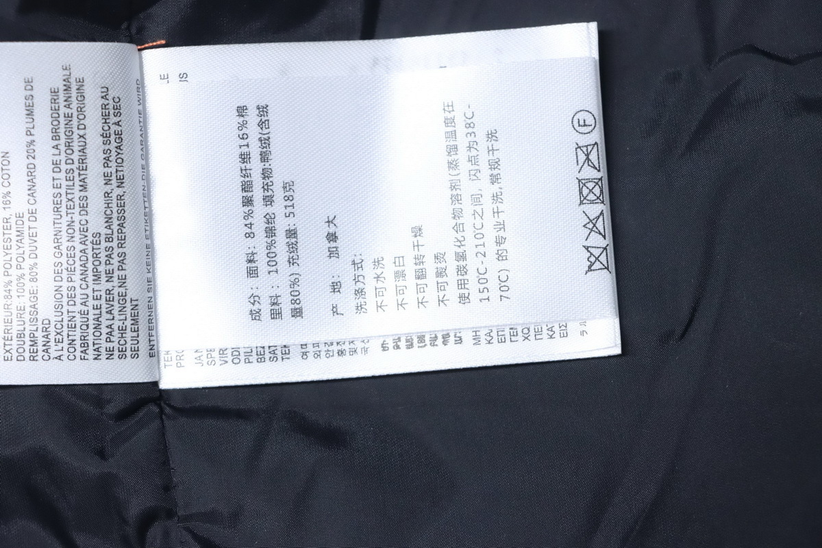  Canada goose  388M Classic Parker Down Jacket Dark Blue