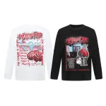 Hellstar ‘Brain’ Long-Sleeve T-Shirt D3236 Black/White