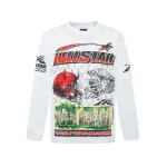 Hellstar ‘War Ready’ Long-Sleeve T-Shirt D3235 Black/White