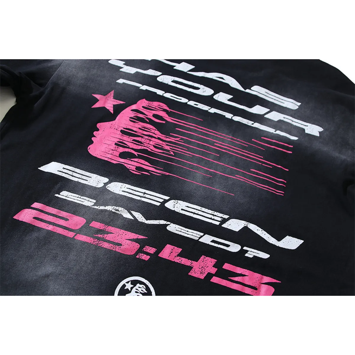 Hellstar Christ Long-Sleeve T-Shirt #652 Washed Black