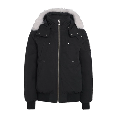 Moose Knuckles Black Down Original Ballistic Bomber Jacket (NFC) 01