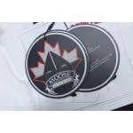 Moose Knuckles White Jacket White Wool Collar