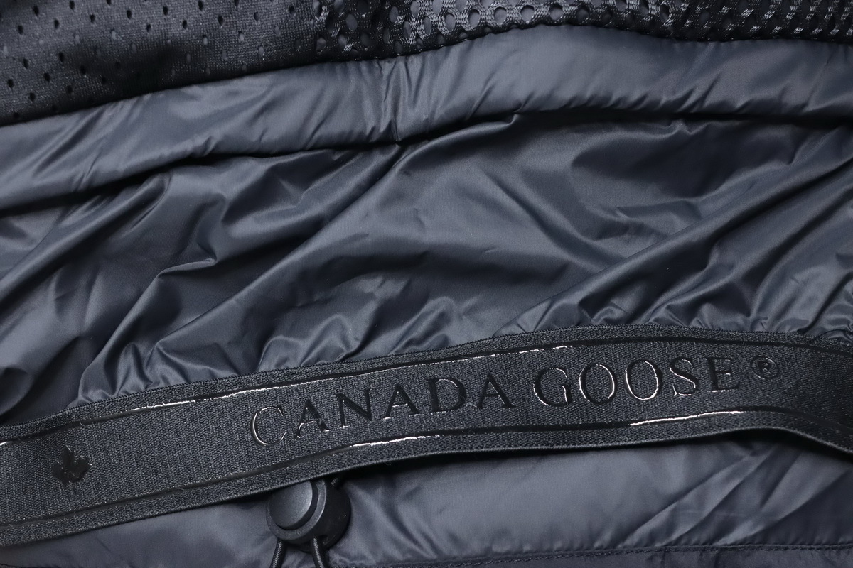 Canada goose Hooded down jacket black