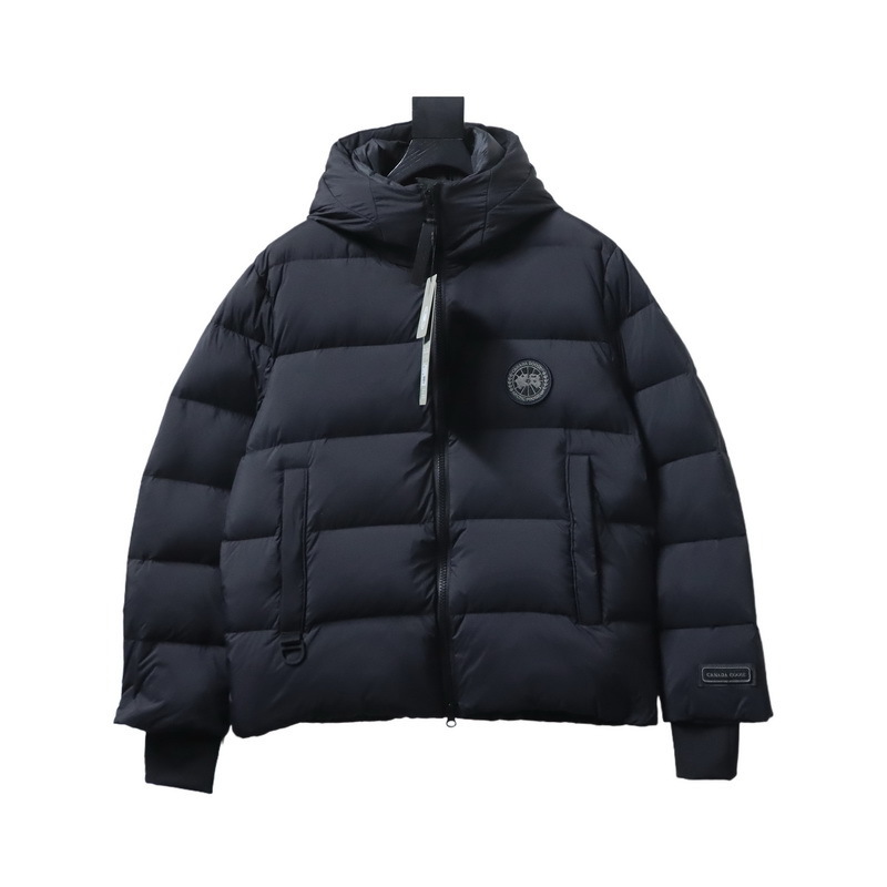 Canada goose Hooded down jacket black
