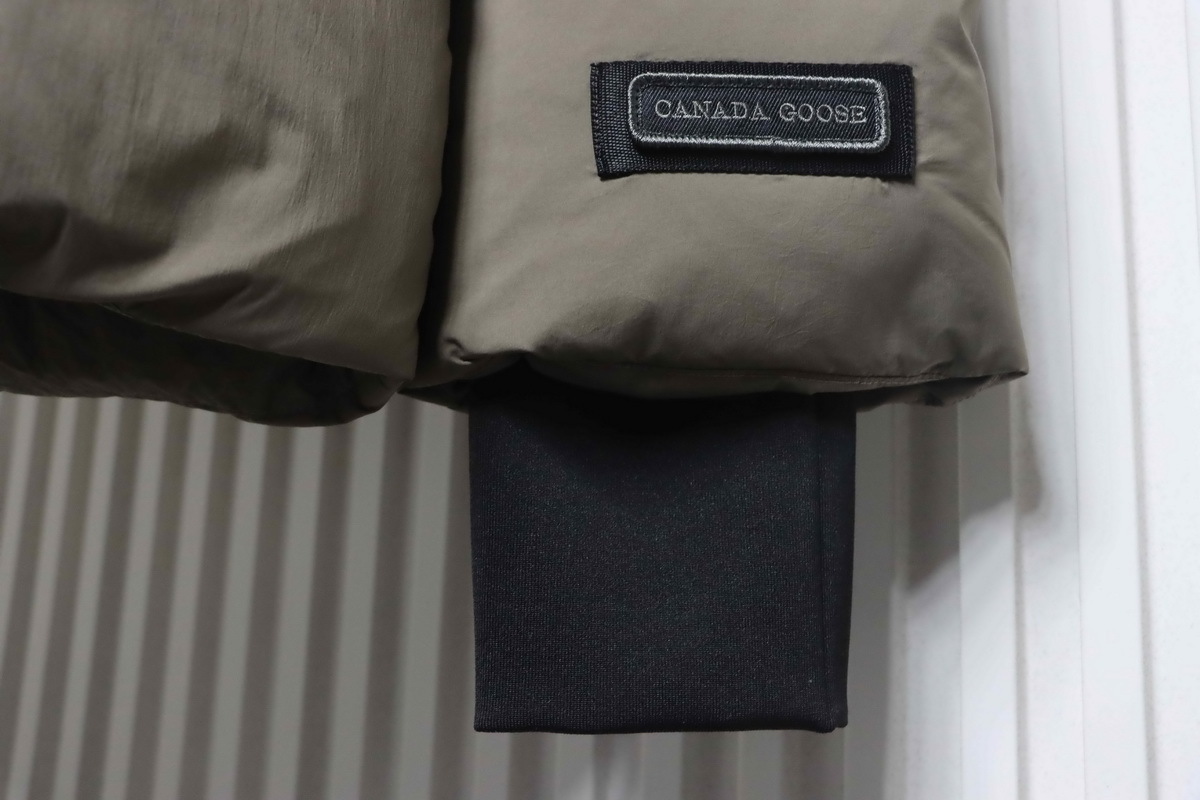 Canada goose Hooded down jacket brown