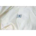  Moncler Velvet Down Vest White