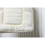  Moncler Velvet Down Vest White