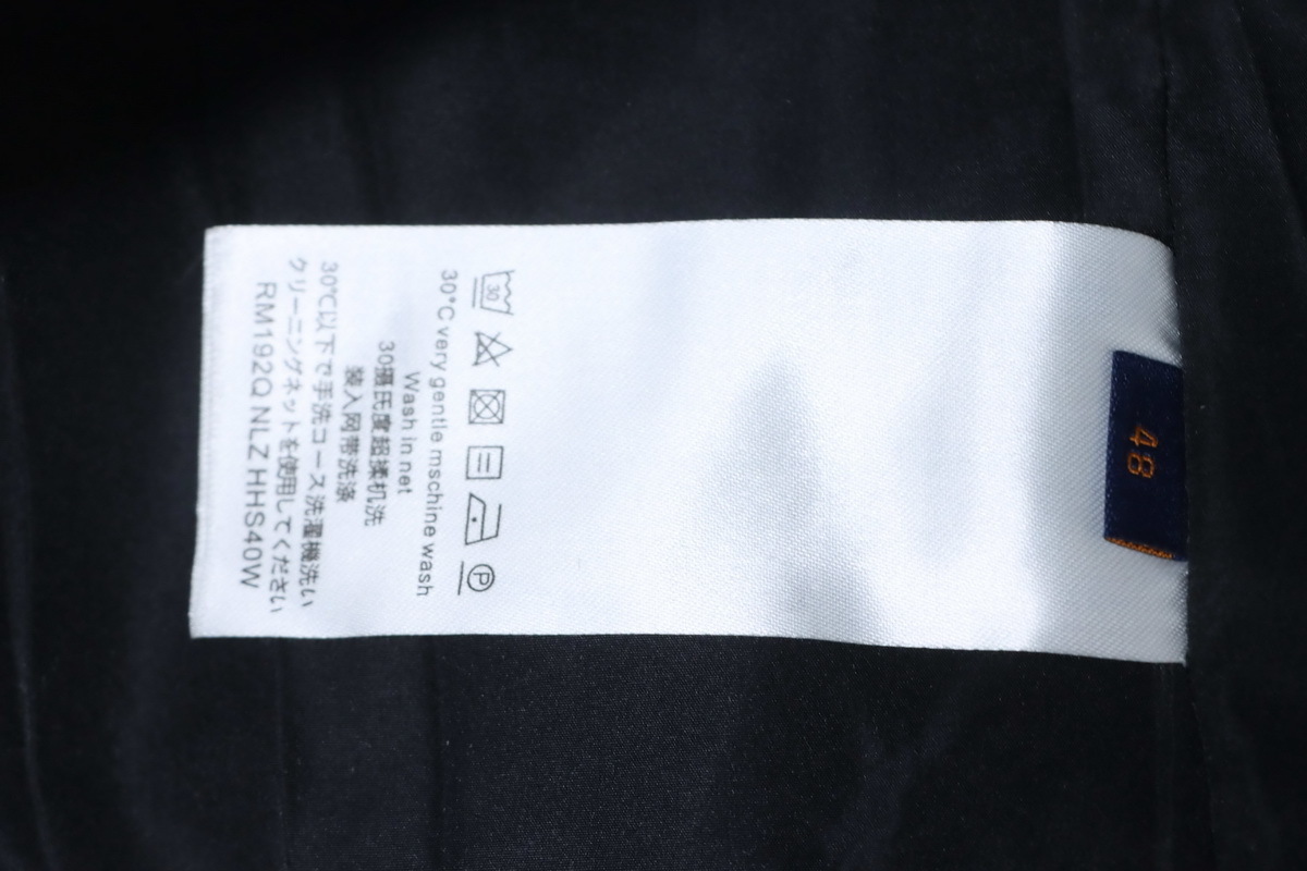 Louis Vuitton   Embossed Zip Down Jacket Black