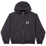 Balenciaga x Under Armour Zip Up Hoodie 'Black/White'