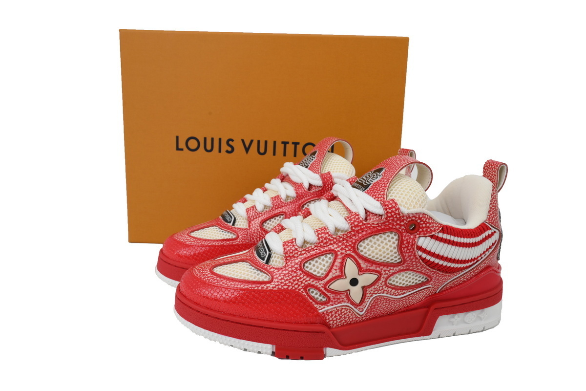 PK God Batch LOUIS VUITTON New Eed Woolen Fabric New Red