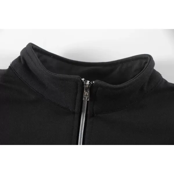 Alo Yoga Accolade 1/4 Zip Pullover Black Grey