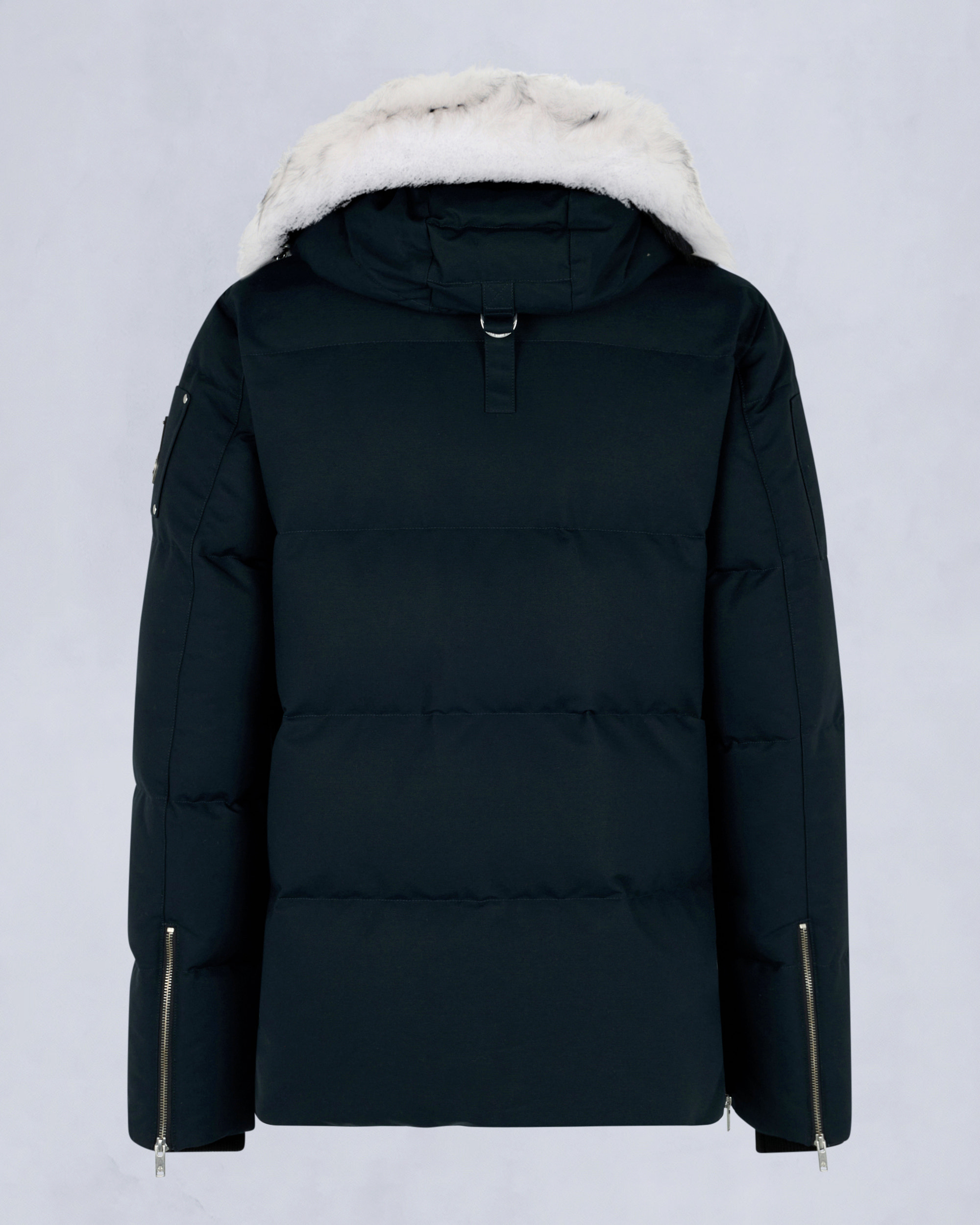 Moose Knuckles ORIGINA NEOSHEAR 3Q JACKET NAVY White fur collar