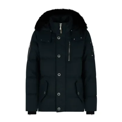 Moose Knuckles ORIGINA NEOSHEAR 3Q JACKET NAVY Black fur collar (NFC) 01