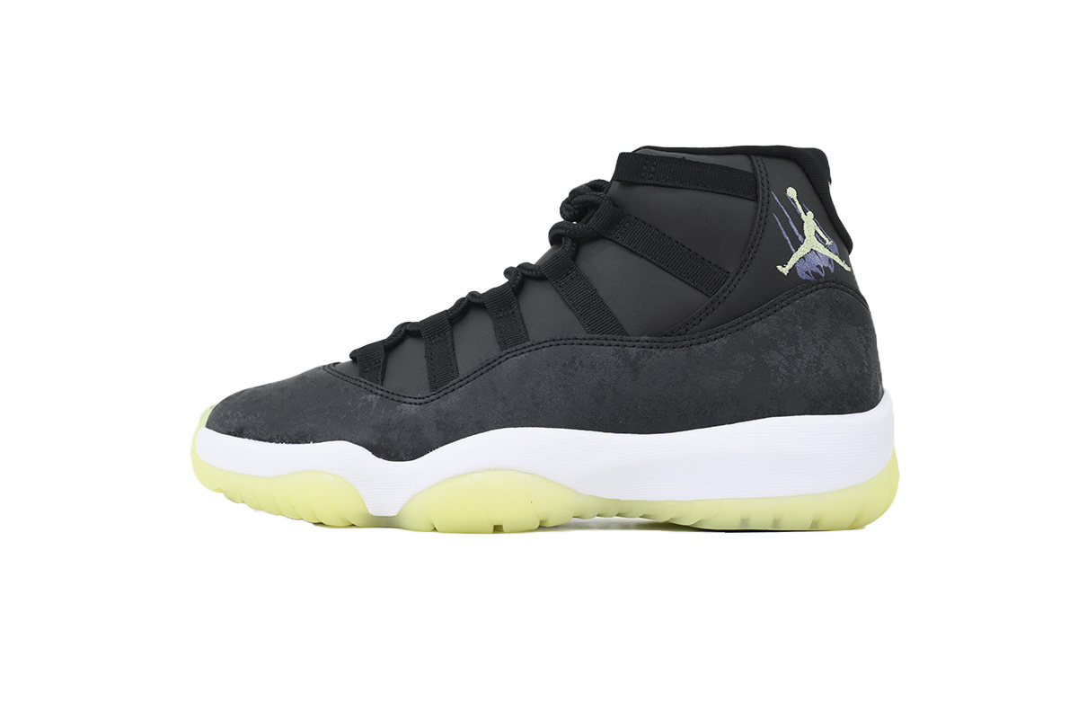 PK God Air Jordan 11 Retro GS 'Inner Beast' Fluorescent black and green    IB1378-001