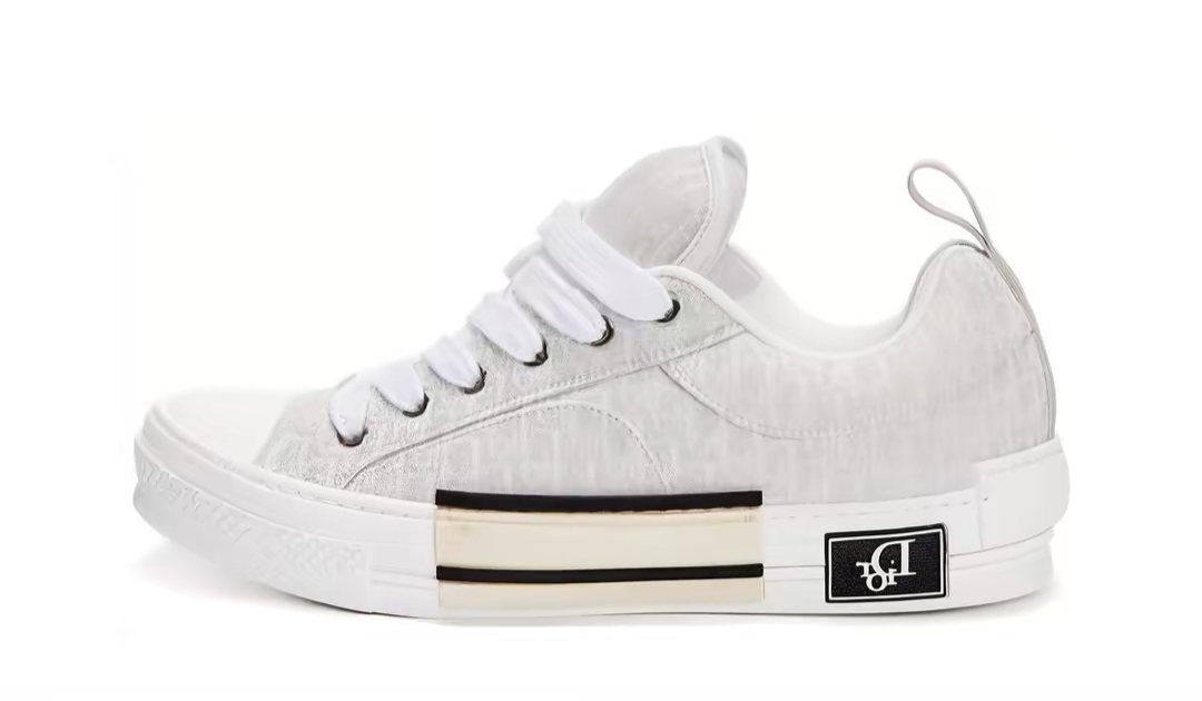 Dior B23 Skater Low Top Cream Dior Oblique Jacquard