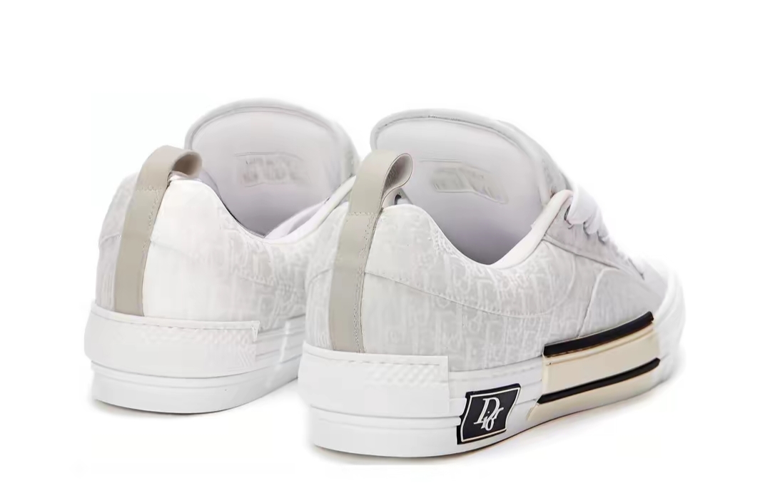 Dior B23 Skater Low Top Cream Dior Oblique Jacquard
