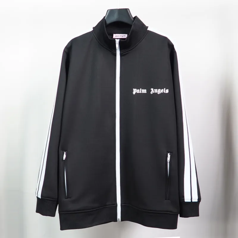 Palm Angels Zip-Up Classic Track Jacket & Pants Set Black