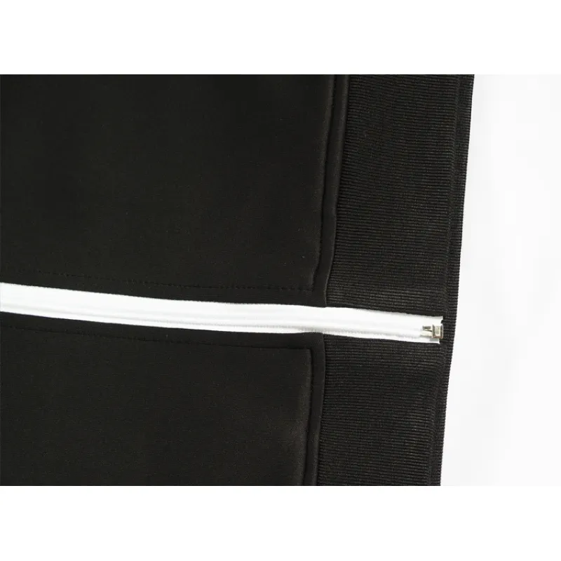 Palm Angels Zip-Up Classic Track Jacket & Pants Set Black