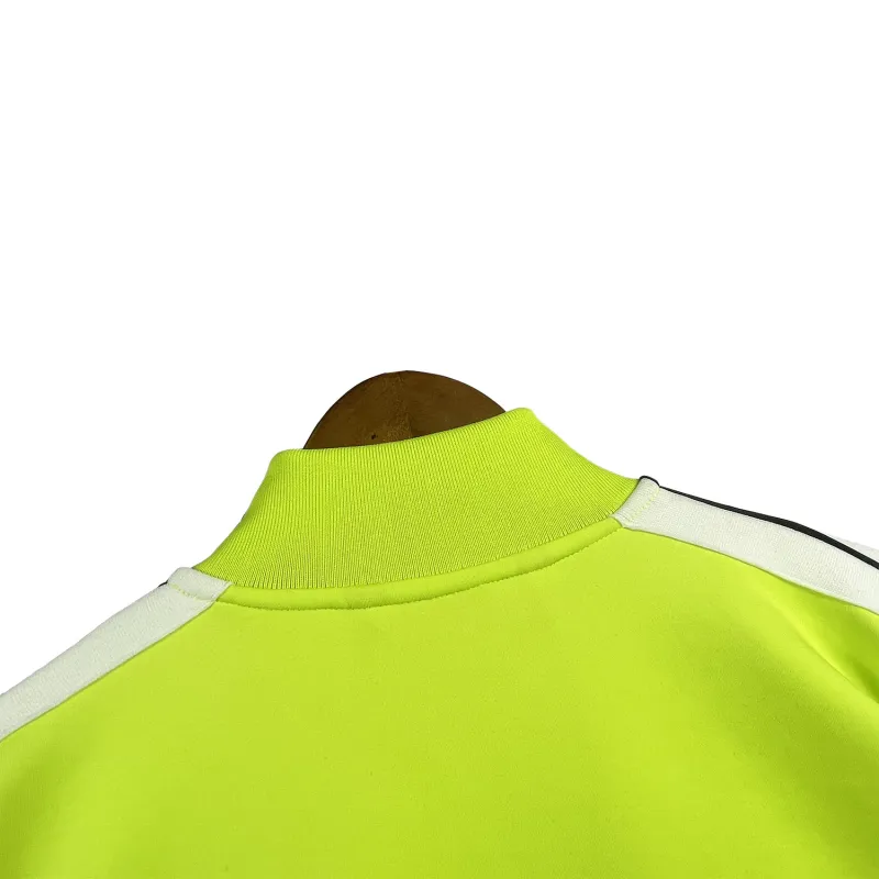 Palm Angels Zip-Up Classic Track Jacket & Pants Set Fluorescent Yellow
