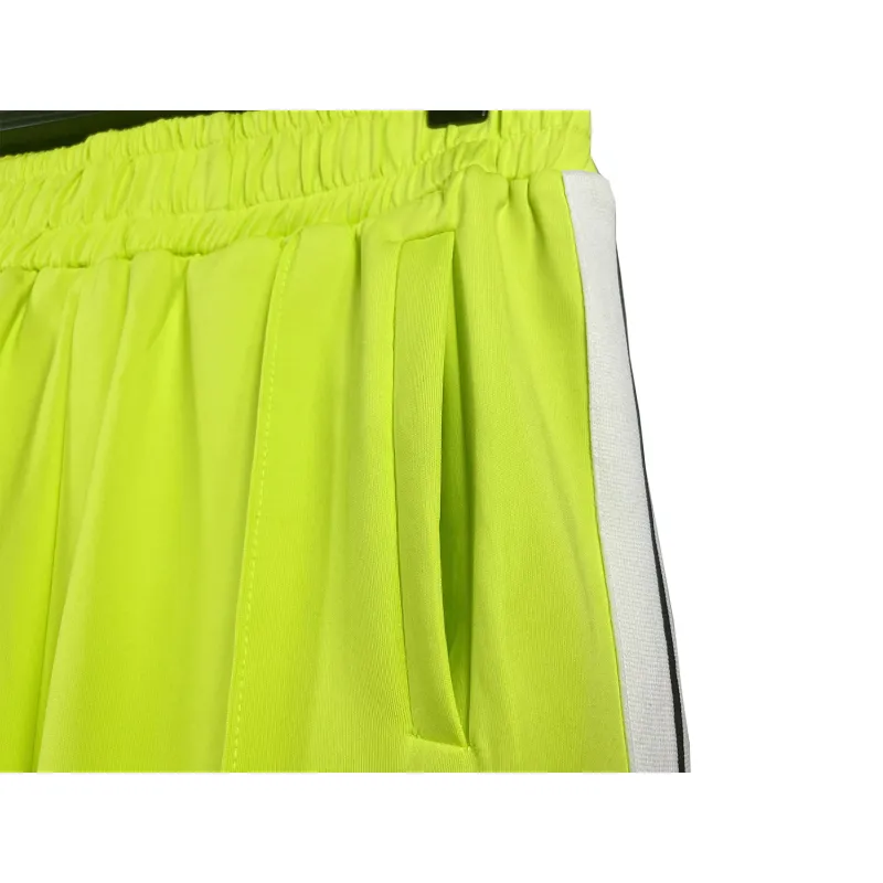 Palm Angels Zip-Up Classic Track Jacket & Pants Set Fluorescent Yellow