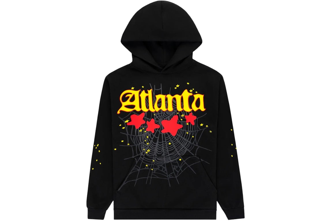 Sp5der Atlanta Hoodie Black