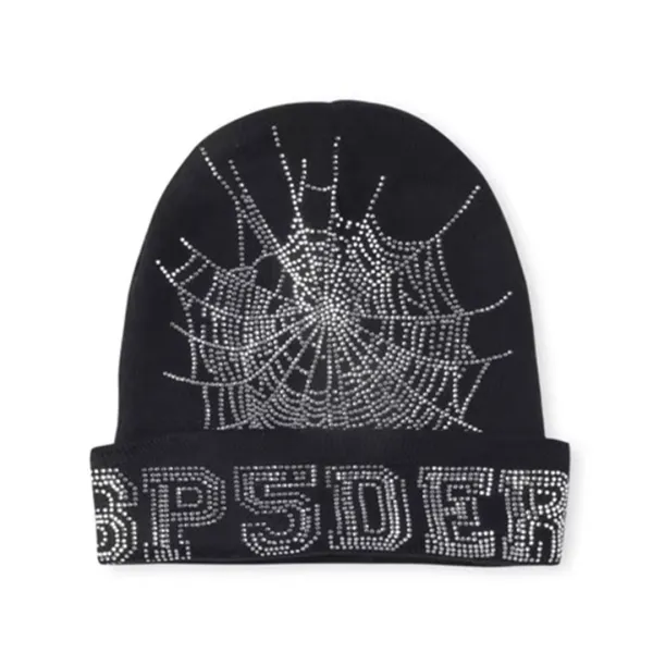 Sp5der Web Beanie Black