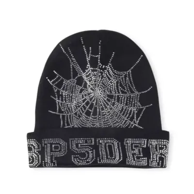 Sp5der Web Beanie Black 01
