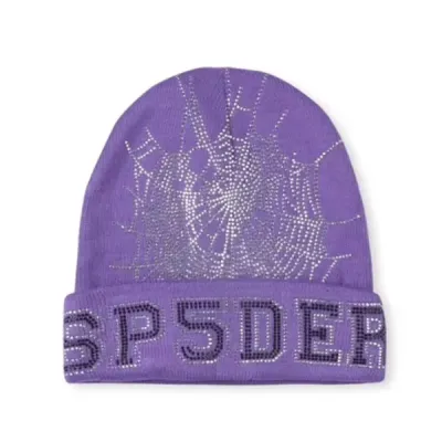 Sp5der Web Beanie Purple 01
