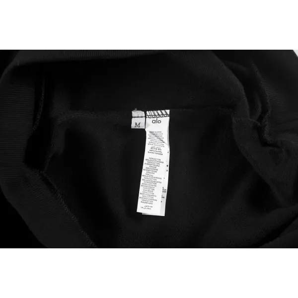 Alo Yoga Accolade Full Zip Hoodie Black Grey