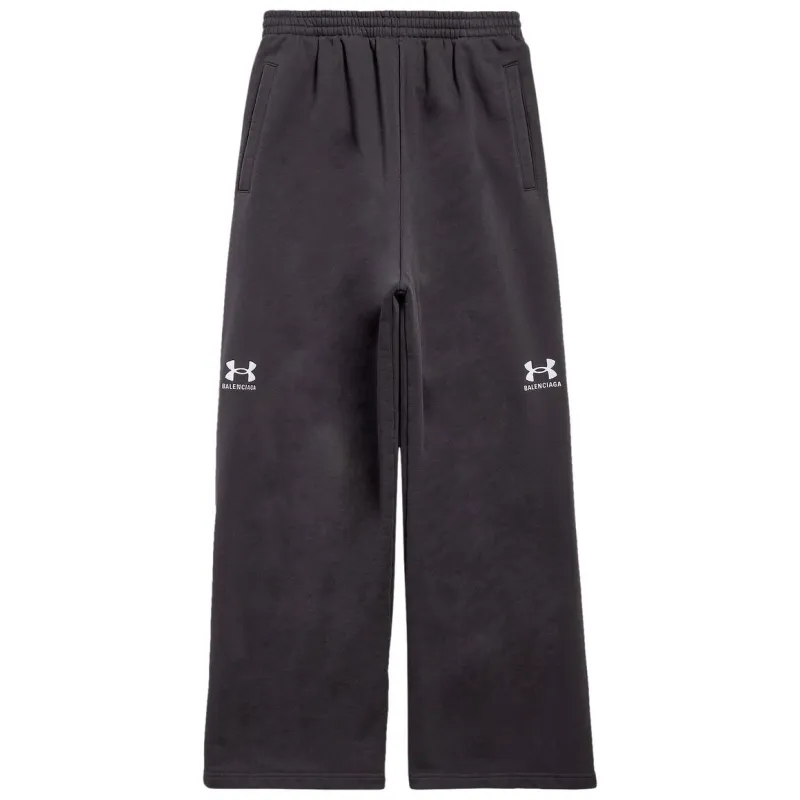 Balenciaga x Under Armour Zip Up Hoodie 'Black/White' +Balenciaga x Under Armour Baggy Sweatpants 'Black/White'