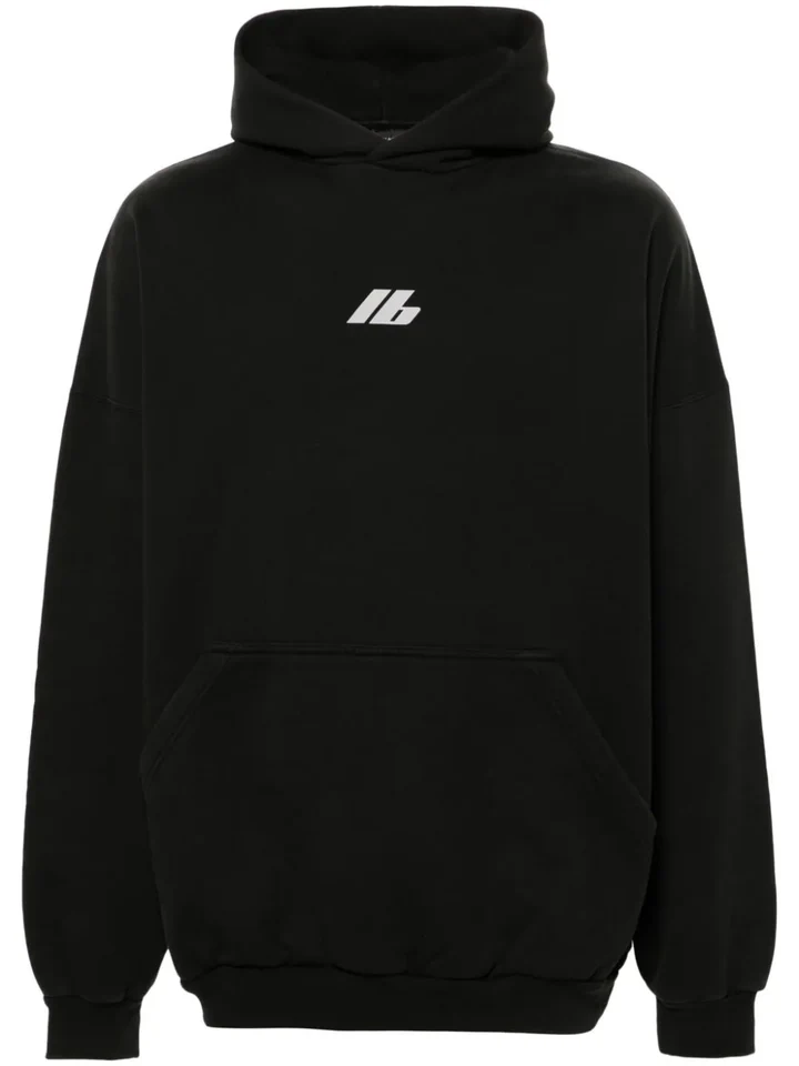 BALENCIAGA - Activewear Hoodie Faded Black