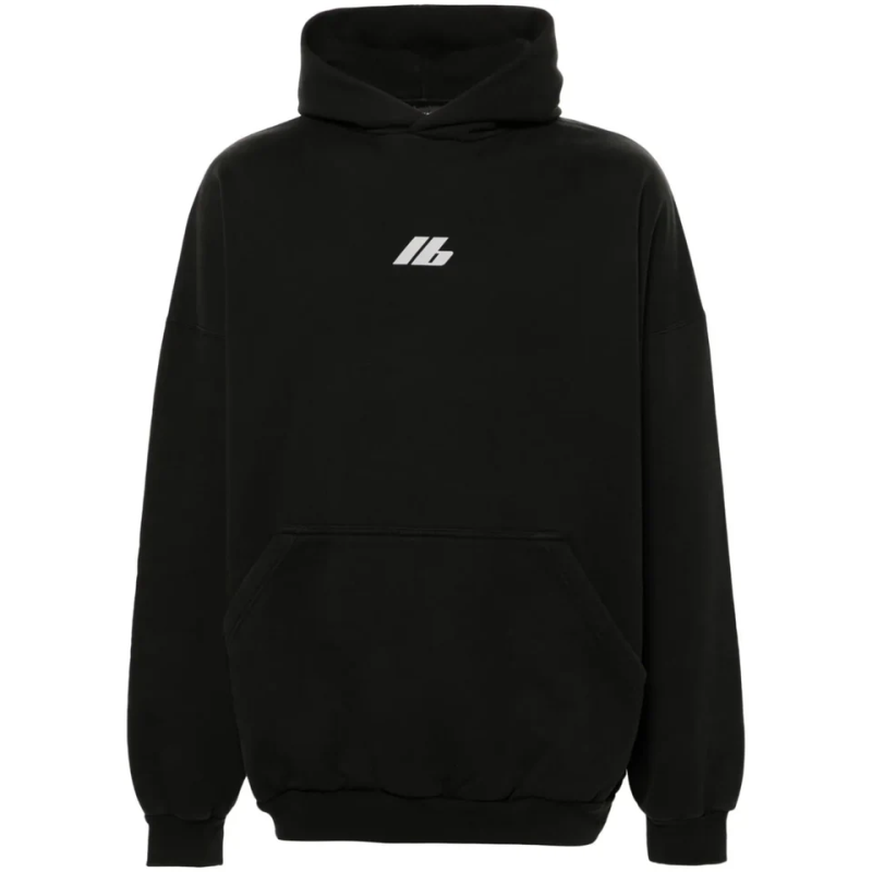 BALENCIAGA - Activewear Hoodie Faded Black