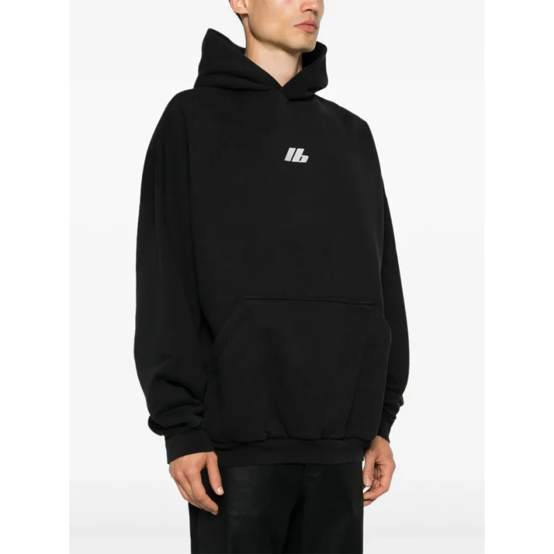 BALENCIAGA - Activewear Hoodie Faded Black