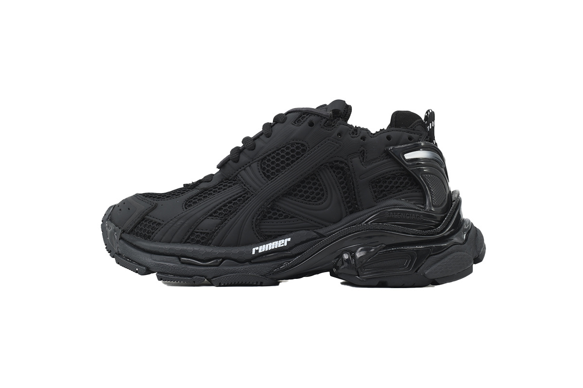 PK God Batch Balenciaga Runner Matte Black 772774W3RBT1000