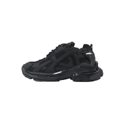 PK God Batch Balenciaga Runner Matte Black 772774W3RBT1000 01