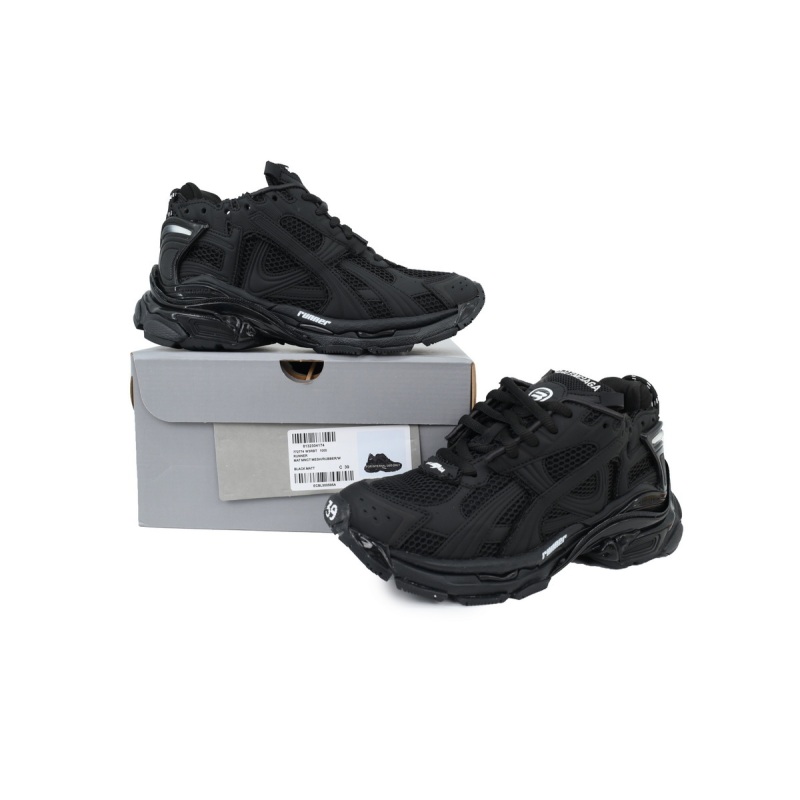 PK God Batch Balenciaga Runner Matte Black 772774W3RBT1000
