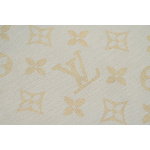Louis Vuitton Suede Tassel Scarf Khaki