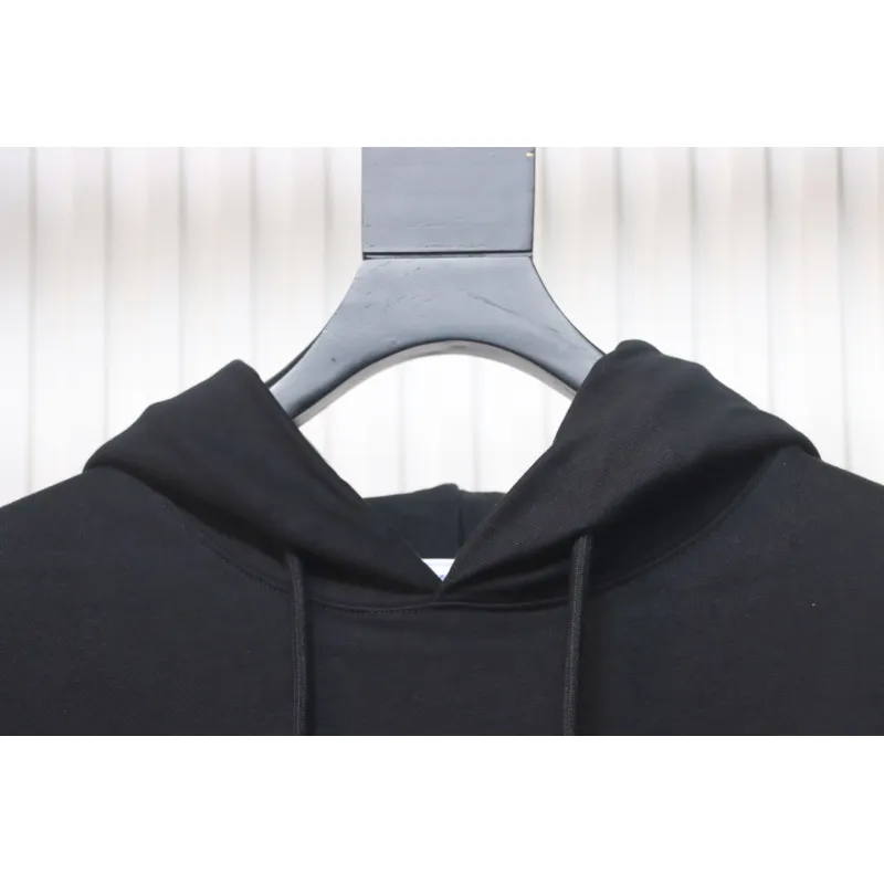 Off-White Arrow Print Hoodie Black Red