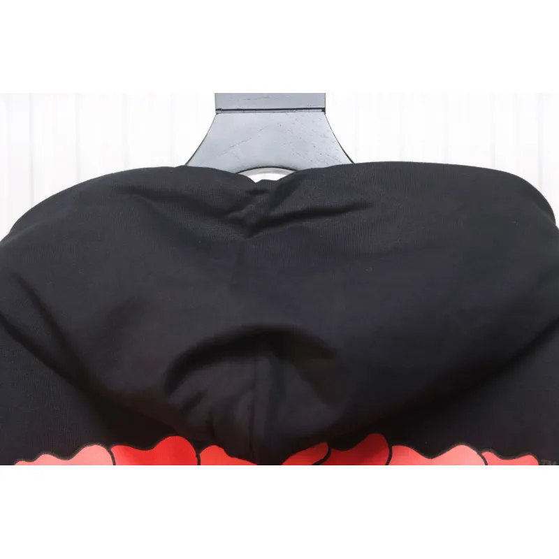 Off-White Arrow Print Hoodie Black Red